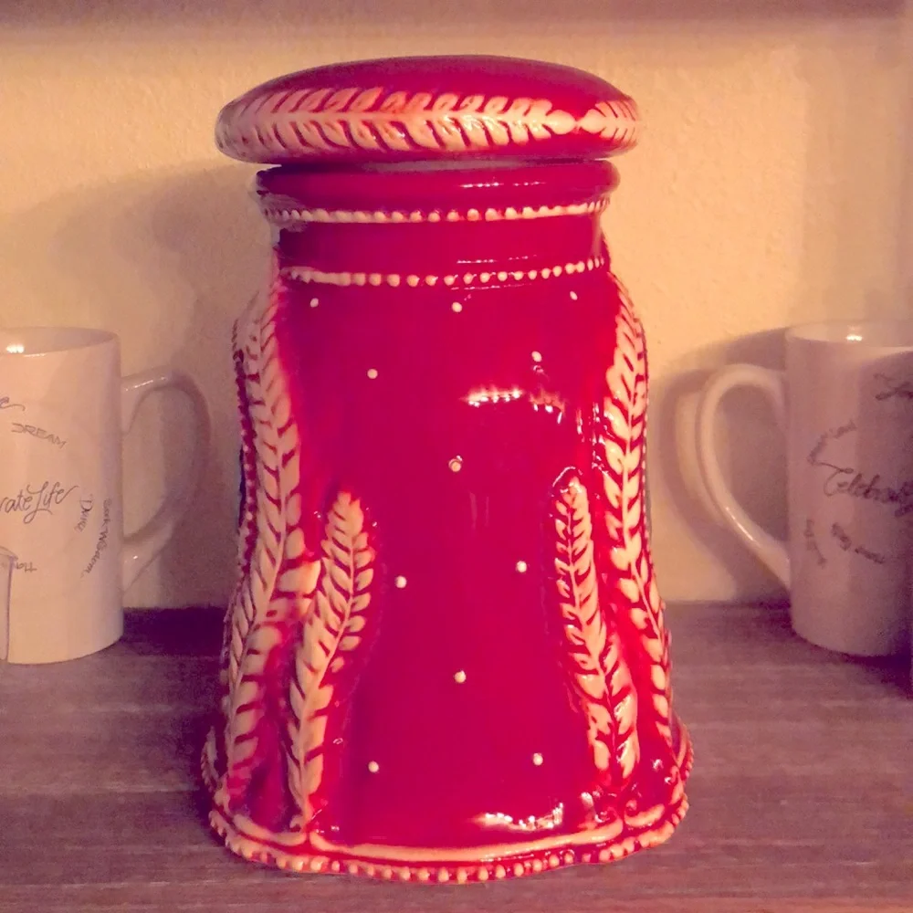 Blue Sky Ceramics Heather Goldminc 2012  Handsome Red Rooster Cookie Jar - Picture 4 of 6